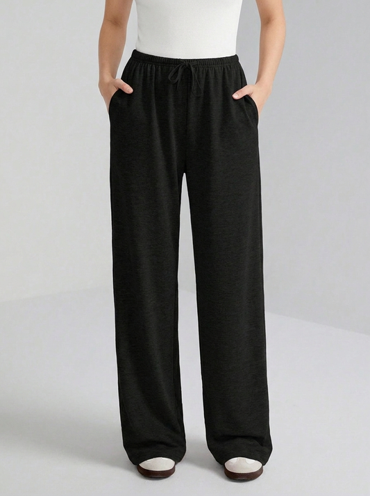 Womens Minimalist Loose Lounge Sweatpants